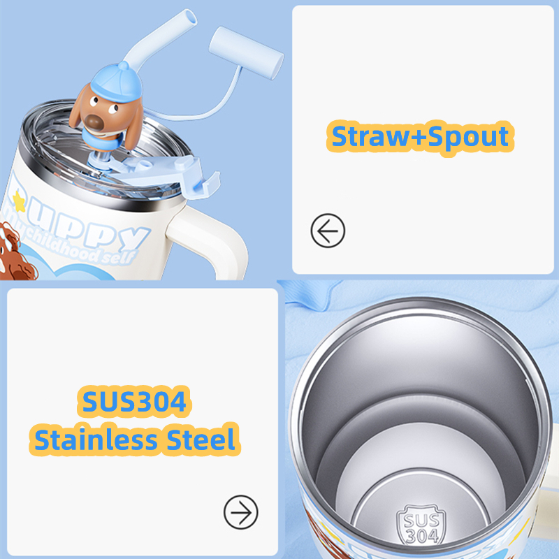 Diller Tumbler กระติกน้ําร้อนและเย็น Double Layer ขวดน้ําฉนวนสแตนเลสฟาง保温壶 1200ml - รูปที่ 5