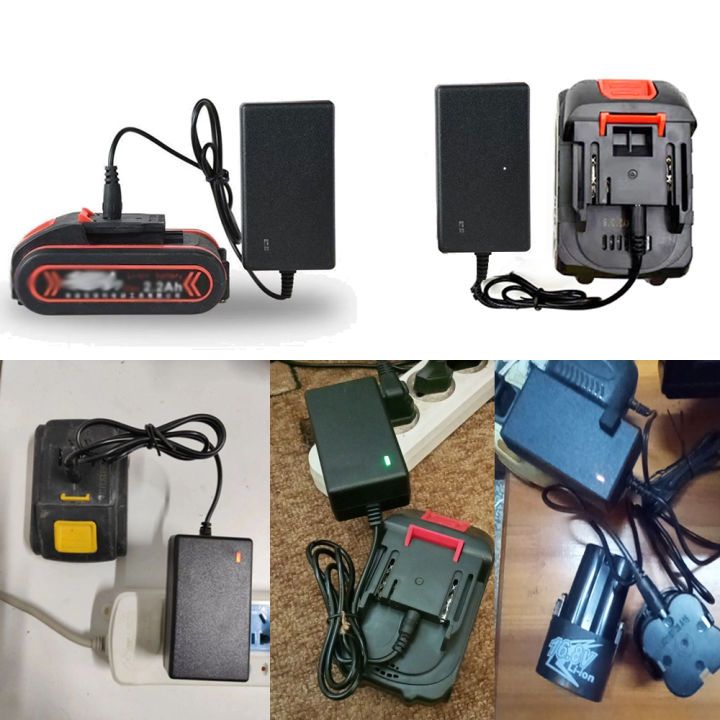 18-21V สายชาร์จแบตสว่าน ที่ชาร์จสว่านแบตเตอรี่ลิเธียมสําหรับ สว่านไร้สาย Li-ion Battery Chargermakita/ DAYI/ WORX/ QUANYOU สายชาร์จสว่าน - รูปที่ 2