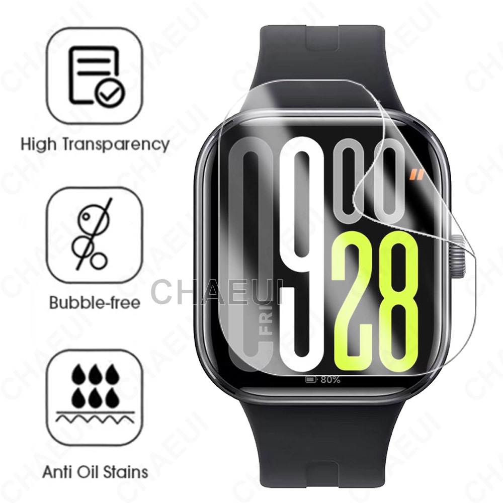 ฟิล์มกันรอยหน้าจอ Soft Film Clear Full Cover สําหรับ Redmi Watch 6 5 Active 4 3 2 Lite / Mi Watch Lite / Poco Watch