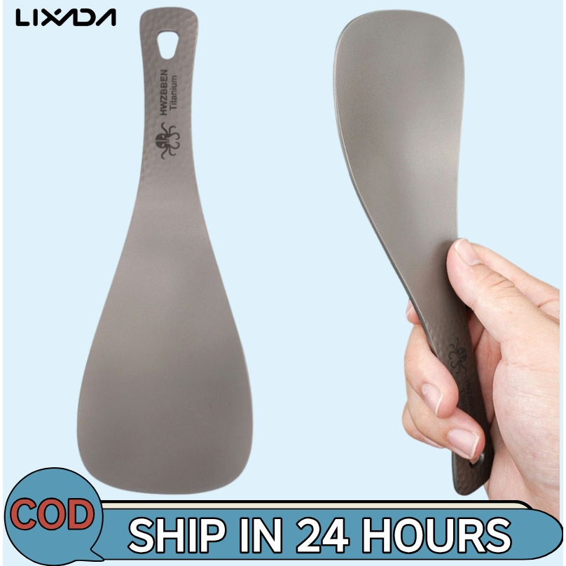 [LIXADA Mall] พายช้อนข้าวไทเทเนียมน้ําหนักเบาสําหรับบ้านตั้งแคมป์กลางแจ้งเดินป่าปิกนิก