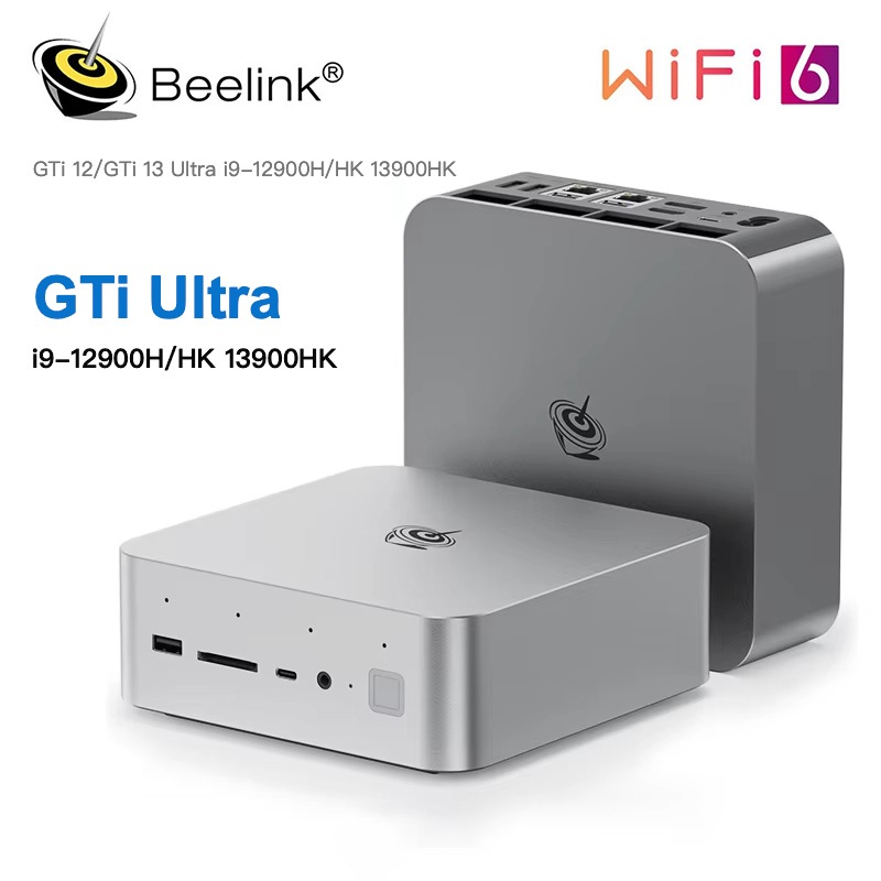Beelink Mini PC GTi12/GTi13 Ultra Intel i9 12900H/HK 13900HK 14C/20T Thunderbolt4 DDR5 M.2 NVMe SSD 