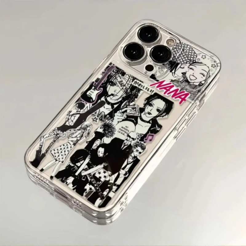 อะนิเมะญี่ปุ่น Cool สาว Oosaki Nana นุ่มกรณีสําหรับ iPhone 15 14 13 12 11 Pro Max XS XR 7 8 Plus X SE Coque