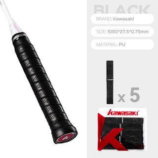 Kawasaki 5PCS Grip Pickleball Paddle Grip แบดมินตัน เทนนิส Grip X5II มือกาวทนทาน Sweat-Absorbing Band พร้อมที่จับยาง