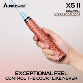 Kawasaki 5PCS Grip Pickleball Paddle Grip แบดมินตัน เทนนิส Grip X5II มือกาวทนทาน Sweat-Absorbing Band พร้อมที่จับยาง
