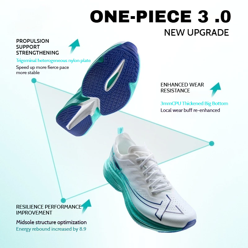 Xtep One Piece 3.0 รองเท้าวิ่งมาราธอน Racing Nylon Plate thumbnail 7