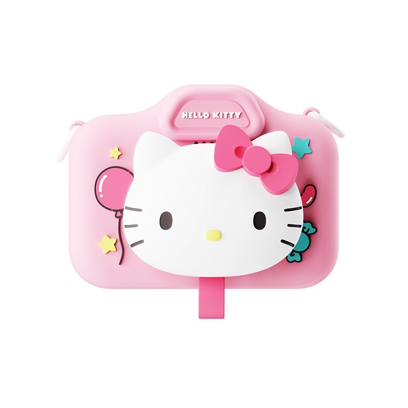 เด็กกล้องดิจิตอล 4800W พิกเซล Sanrio Kuromi Melody 1080P HD กล้องวิดีโอของเล่นเด็กด้านหน้าด้านหลังกล้องคู่ MP3 เพลงสําหรับ Selfie Video