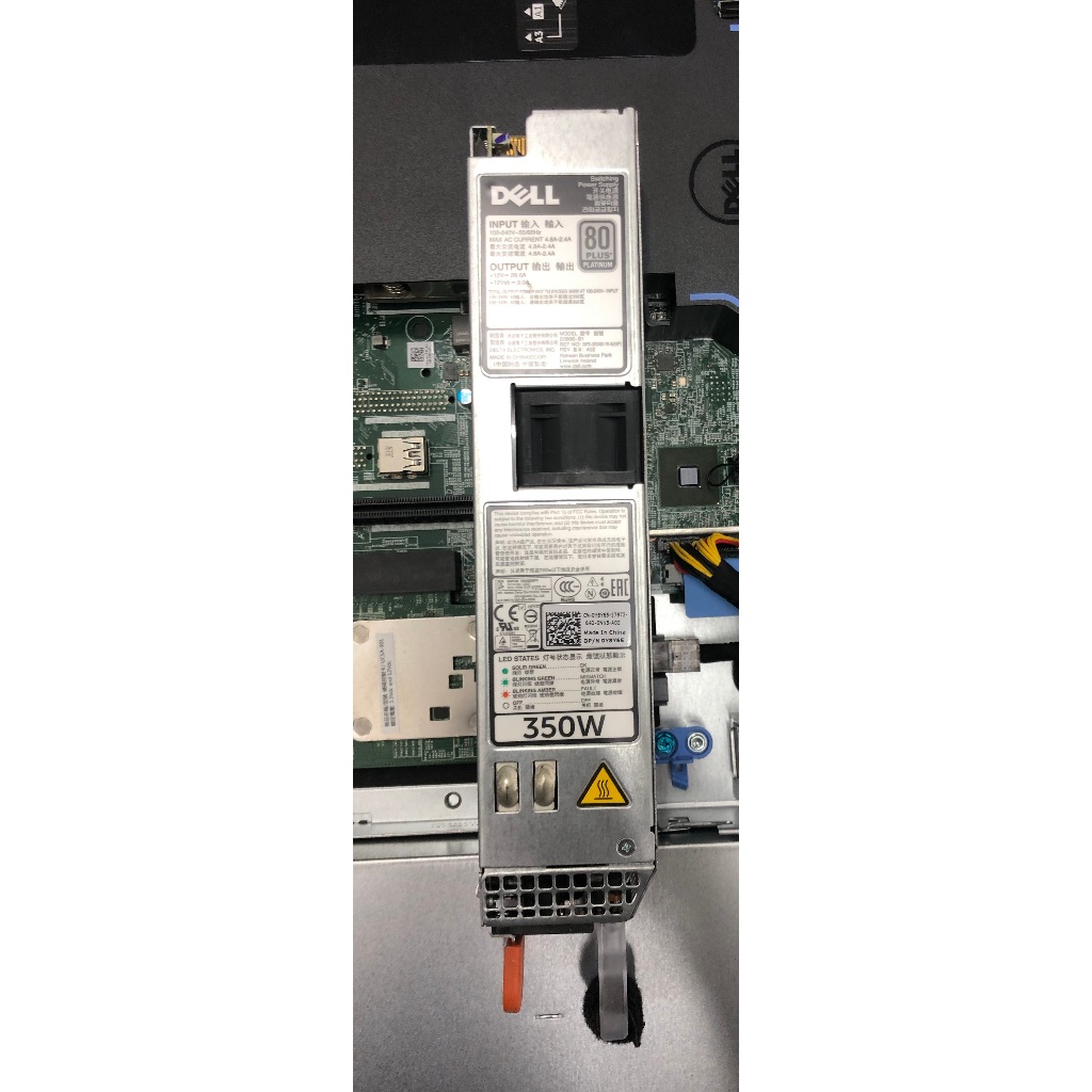 แหล่งจ่ายไฟเซิร์ฟเวอร์ Dell Dell 0Y8Y65 Y8Y65 350WATT D350E-S1 PowerEdge R320 R420