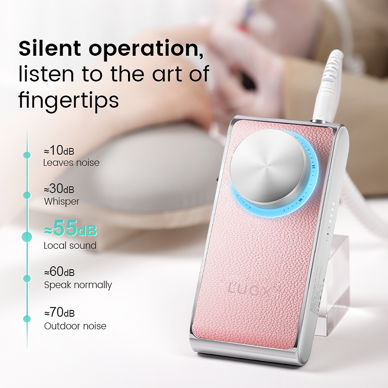 พร้อมส่ง เครื่องเจียร์เล็บ LG-902 L'UGX Nail Drill 4สี สีให้เลือก 30,000rpm. 24w. เครื่องเจียแบบพกพา ชาร์จไฟได้ - รูปที่ 6