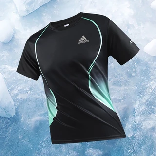 [ราคาขายส่ง] เสื้อยืดแขนสั้นผู้ชาย Unisex Breathable Quick-Drying Stretch เสื้อเชิ้ตขนาดใหญ่กีฬาเสื้อยืดลําลองจ๊อกกิ้ง