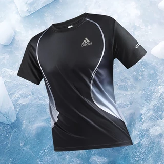 [ราคาขายส่ง] เสื้อยืดแขนสั้นผู้ชาย Unisex Breathable Quick-Drying Stretch เสื้อเชิ้ตขนาดใหญ่กีฬาเสื้อยืดลําลองจ๊อกกิ้ง