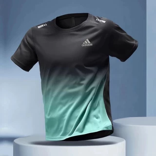 [ราคาขายส่ง] เสื้อยืดแขนสั้นผู้ชาย Unisex Breathable Quick-Drying Stretch เสื้อเชิ้ตขนาดใหญ่กีฬาเสื้อยืดลําลองจ๊อกกิ้ง