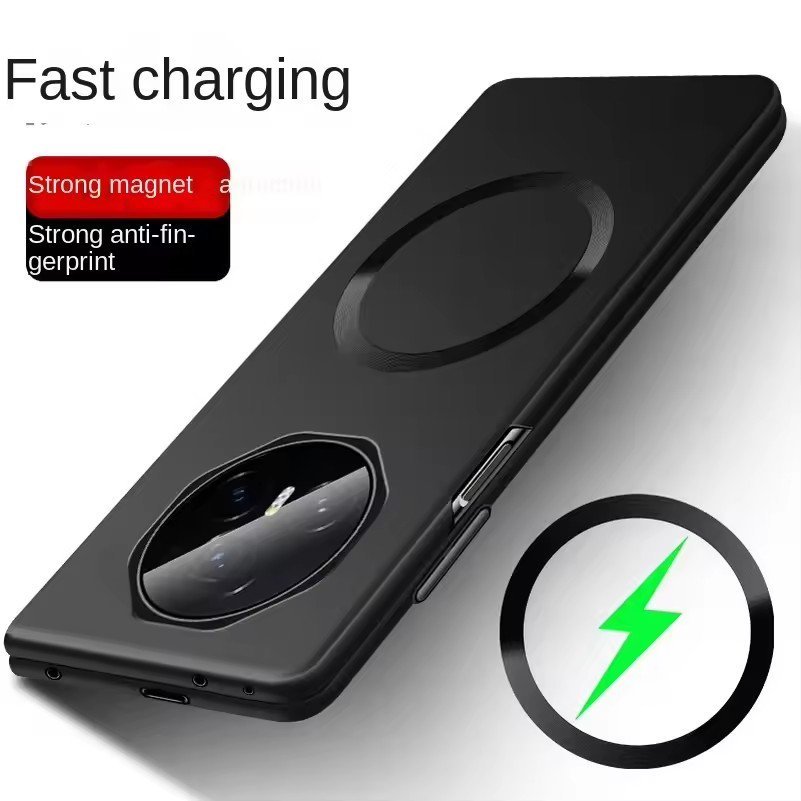 Slim Bezels แม่เหล็กเคสโทรศัพท์สําหรับ Honor Magic V3 Vs3 Magic Vs2 V2 ปลอกผิวรู้สึกไร้สายชาร์จกล้องแข็งบางพิเศษฝาครอบป้องกัน