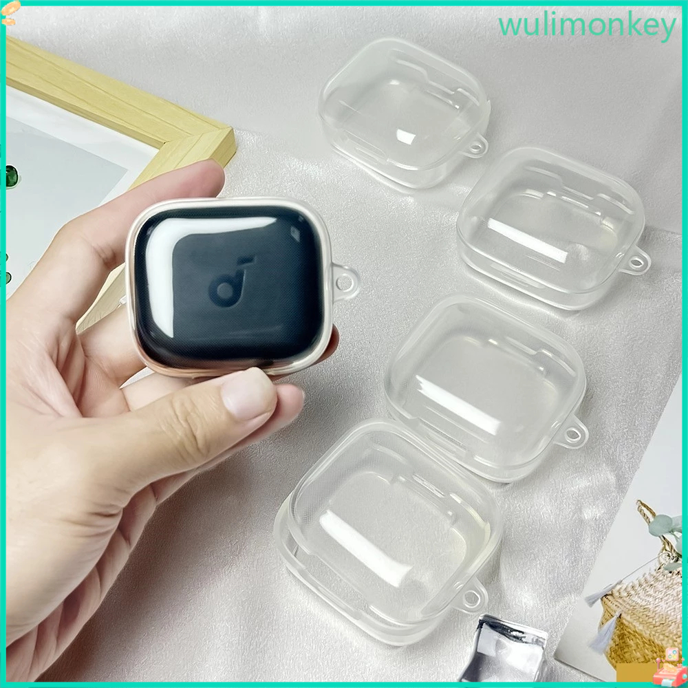 เคสใสสร้างสรรค์สำหรับ Anker Soundcore R50i NC ฝาครอบหูฟังแบบนิ่มป้องกันรอยขีดข่วนสำหรับกล่องชาร์จหูฟ