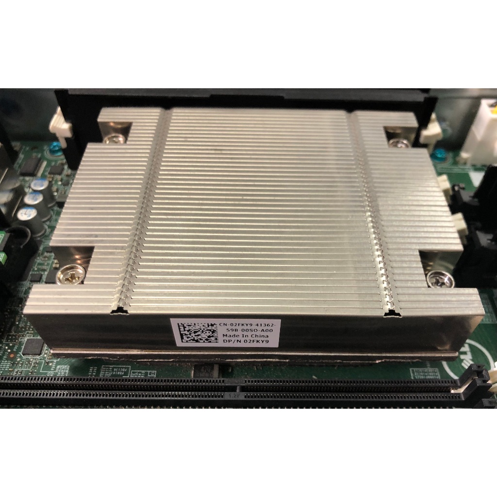 02fky9 2FKY9 Original สําหรับ DELL Poweredge R430 CPU Server ฮีทซิงค์ Cooling System SN-02FKY9 คุณภา