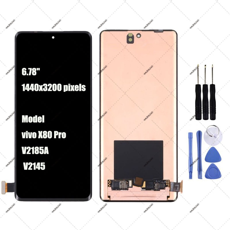 สําหรับ vivo X80 X80 Pro X80 Pro + X80 Lite จอแสดงผล LCD Touch Screen Digitizer Assembly Replacement