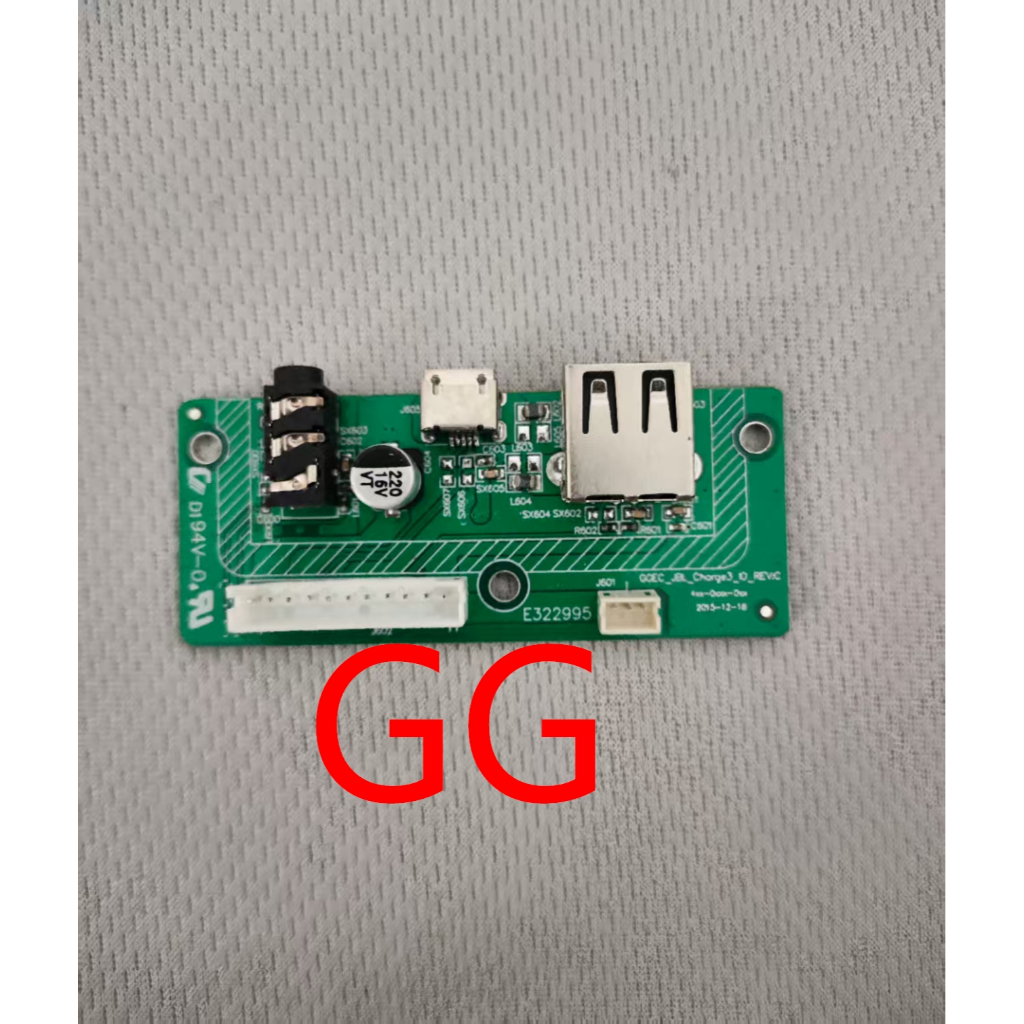 1pcs USB Audio Jack Power Supply Board Connector บอร์ดหลักสําหรับ JBL Charge3 GG TL ลําโพงบลูทูธ Micro USB ชาร์จพอร์ต