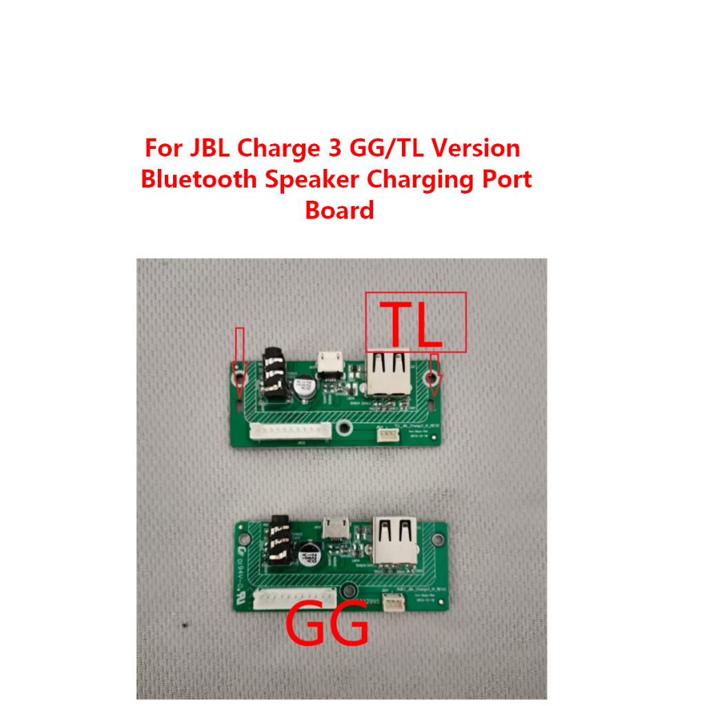 1pcs USB Audio Jack Power Supply Board Connector บอร์ดหลักสําหรับ JBL Charge3 GG TL ลําโพงบลูทูธ Micro USB ชาร์จพอร์ต
