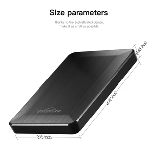 Unionsine HDD 2.5 "ฮาร์ดไดรฟ์ภายนอกแบบพกพา 1TB 500GB 320GB 250GB USB3.0 Storage สําหรับ PC Mac Desktop MacBook TV