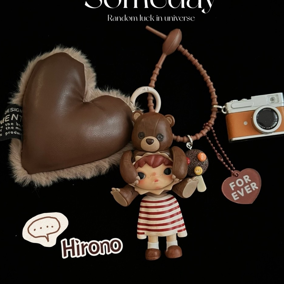 อย่างเป็นทางการของแท้ popmart Hirono insight ขนาดเล็ก Licity Petunia diy ของขวัญกล่องผู้ถือผู้ถือผู้ถือ 4TDP