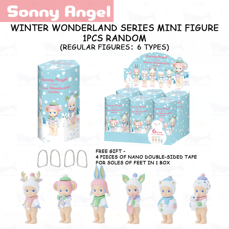 1 ชิ้นสุ่ม Sonny Angel มินิฟิกเกอร์ Winter Wonderland Series มี 6 ประเภท-กระต่าย Dalmatian Reindeer Bear Fawn Koala น่ารักเดสก์ท็อปตกแต่ง