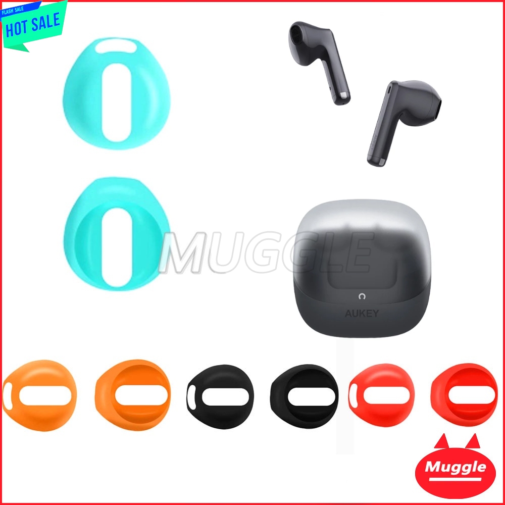 Aukey สำหรับ EP-M4 Move Vibe หูฟัง จุกหูฟัง AUKEY EP-M4 TWS ที่อุดหูฝาครอบกันลื่นฝาครอบหู จุกยางซิลิ