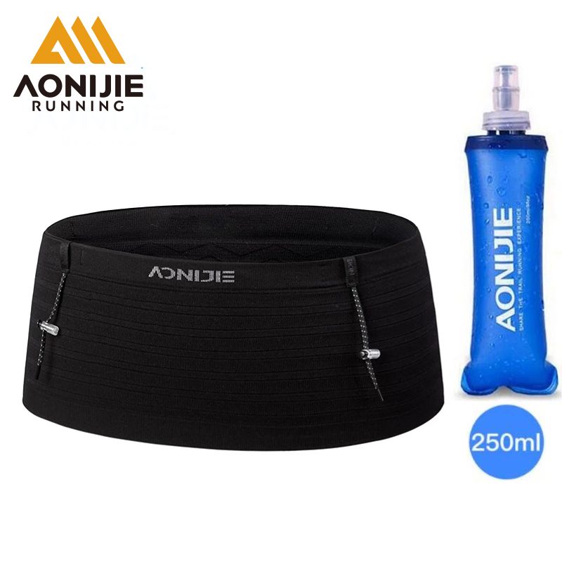 AONIJIE อาโอนิจิ วิ่งกระเป๋าเข็มขัดผู้หญิงผู้ชายยืดหยุ่นกีฬาเอวแพ็ควิ่งการแข่งขันจํานวนเข็มขัดสําหรับมาราธอนขี่จักรยานภูเขา ว8116