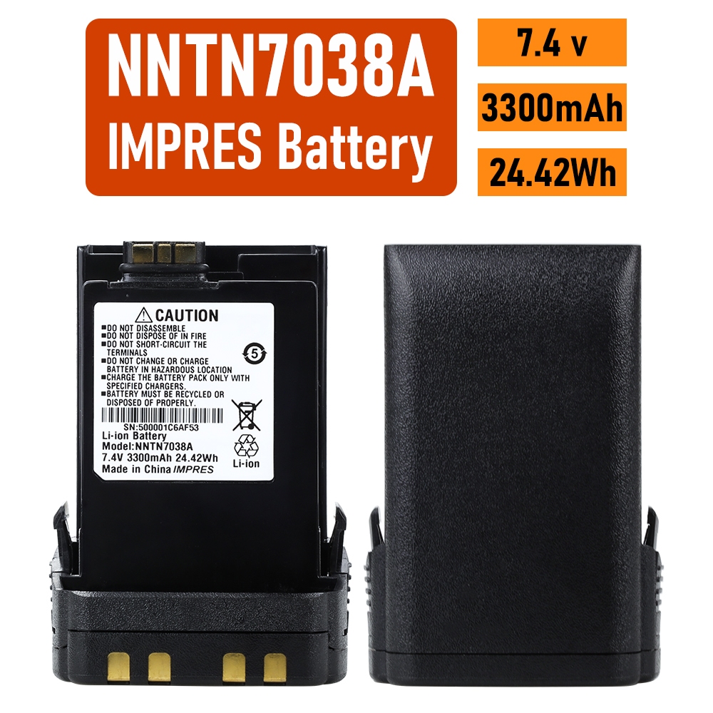 DC-1677.4V 3300mAh NNTN7038A IMPRES แบตเตอรี่สําหรับ APX6000 APX7000 APX8000 APX6000X7000XE APX8000X