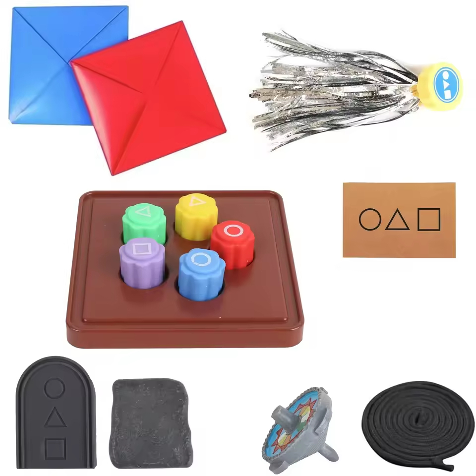 ของเล่นพิมพ์ หมากเก็บ squid game 3D Gonggi Konggi เกม JackStone เกาหลี / ของเล่นเกมปลาหมึก