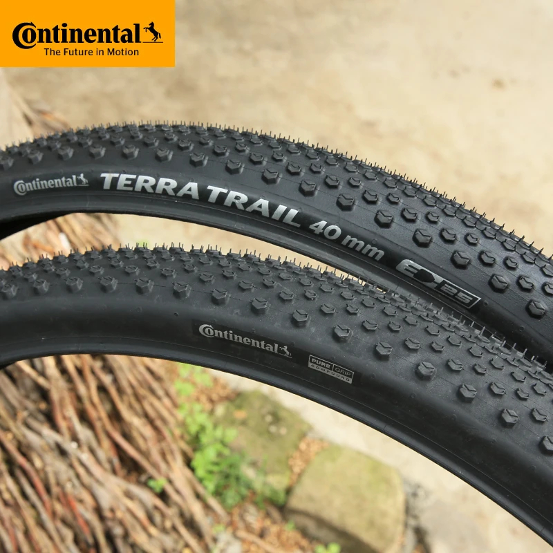 Continental Terra Trail จักรยานลูกปัด Tyres 40C แผนที่จักรยานยาง Shieldwall ขี่จักรยานไม่มียางพับสํา