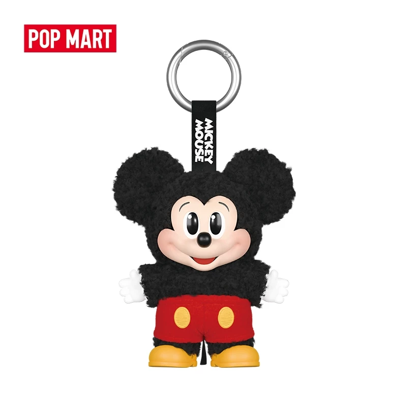 POP MART Mickey Family Cute Together พวงกุญแจซีรีส์ตัวเลข