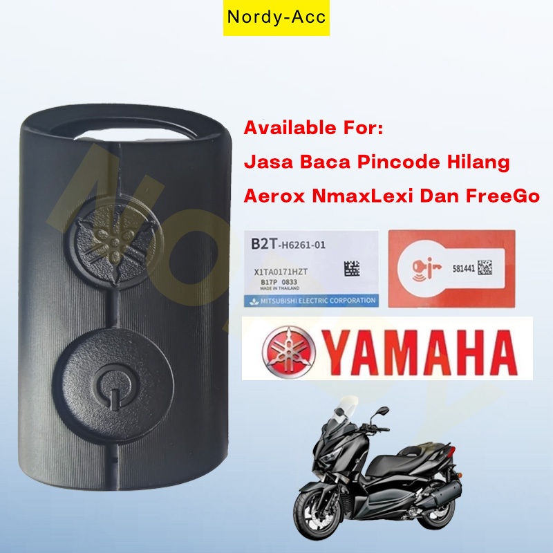 Yamaha กุญแจอะไหล่แท้กุญแจรีโมทอะไหล่แท้ (Aerox S V1 V2 / Nmax V2 V2.1 / Xmax / Sniper 155R)
