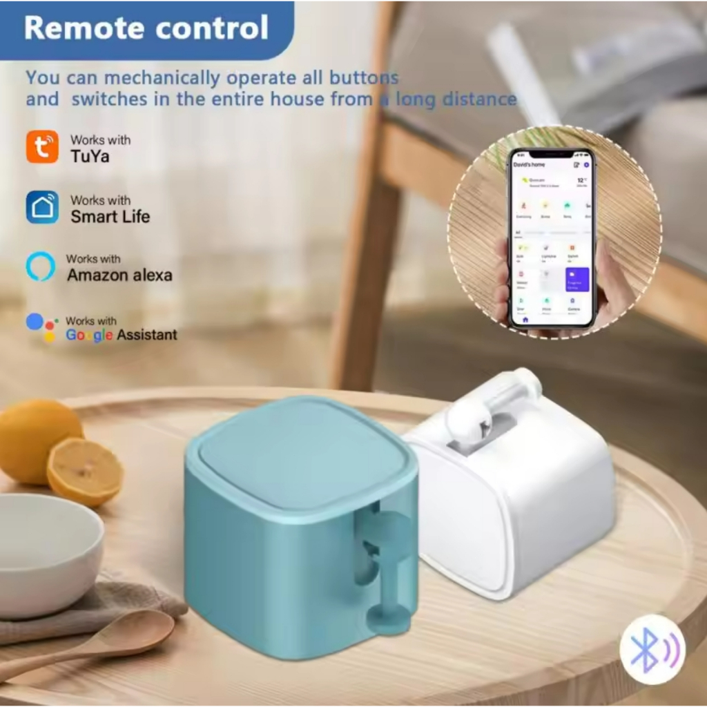Tuya บลูทูธหุ่นยนต์นิ้วมือปุ่มสวิทช์ Pusher สําหรับ Choosing APP Fingerbot Arms สวิตช์ไร้สาย