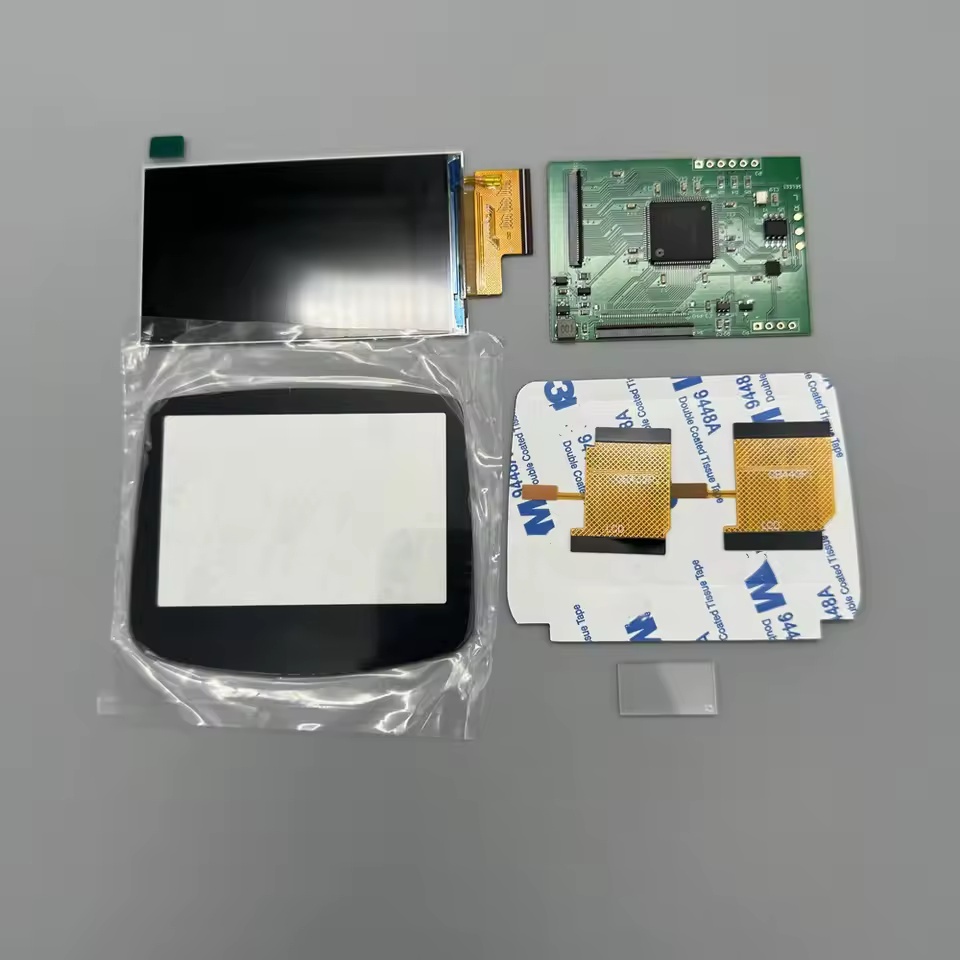 2.9 นิ้ว GBA IPS LCD หน้าจอชุดสำหรับ Gameboy Advance IPS หน้าจอขนาดดั้งเดิมความสว่างสูงสำหรับ GBA IP