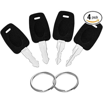 4 กุญแจสําหรับ tsa007 tsa002 กุญแจกระเป๋าเดินทางหลักพร้อมกุญแจ tsa007 2 ปุ่มและกุญแจ tsa002 ฉุกเฉินส