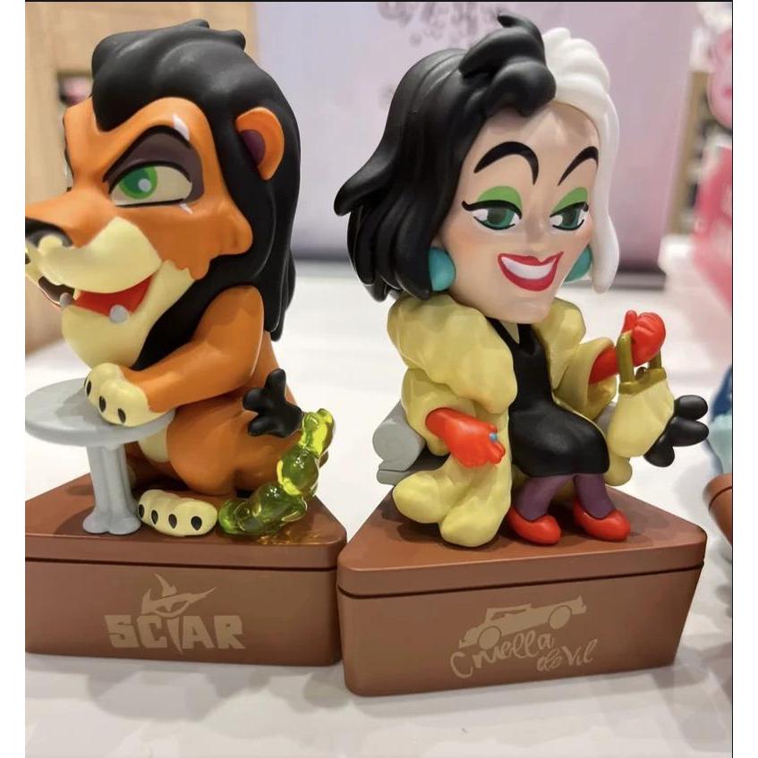 Miniso Disney Villains ชุดปาร์ตี้ลึกลับ กล่องตาบอด กล่องเครื่องประดับ คอลเลกชันของเล่น - รูปที่ 4
