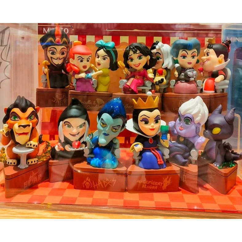 Miniso Disney Villains ชุดปาร์ตี้ลึกลับ กล่องตาบอด กล่องเครื่องประดับ คอลเลกชันของเล่น - รูปที่ 6