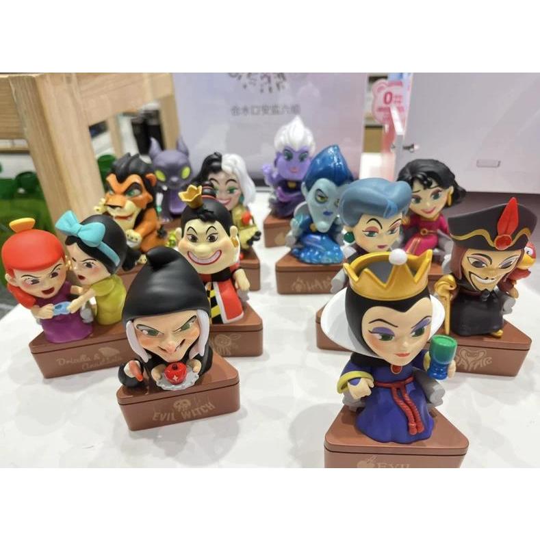 Miniso Disney Villains ชุดปาร์ตี้ลึกลับ กล่องตาบอด กล่องเครื่องประดับ คอลเลกชันของเล่น - รูปที่ 5