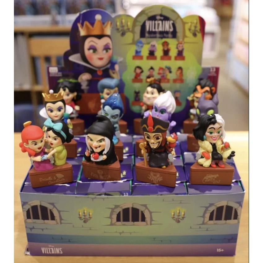 Miniso Disney Villains ชุดปาร์ตี้ลึกลับ กล่องตาบอด กล่องเครื่องประดับ คอลเลกชันของเล่น