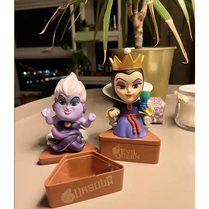 Miniso Disney Villains ชุดปาร์ตี้ลึกลับ กล่องตาบอด กล่องเครื่องประดับ คอลเลกชันของเล่น - รูปที่ 2
