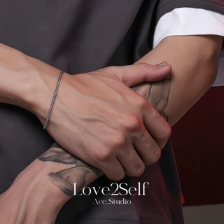 Love2Self S037 สแตนเลสสตีล Fox Tail สร้อยข้อมือเงินสําหรับชาย Non Tarnish บุคลิกภาพสร้อยข้อมือ Hip Hop