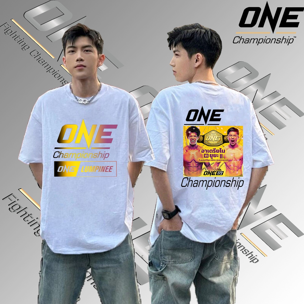 เสื้อ One Championship T-shirt ผ้า Cotton ใส่สบาย ไม่หด ไม่ย้#014