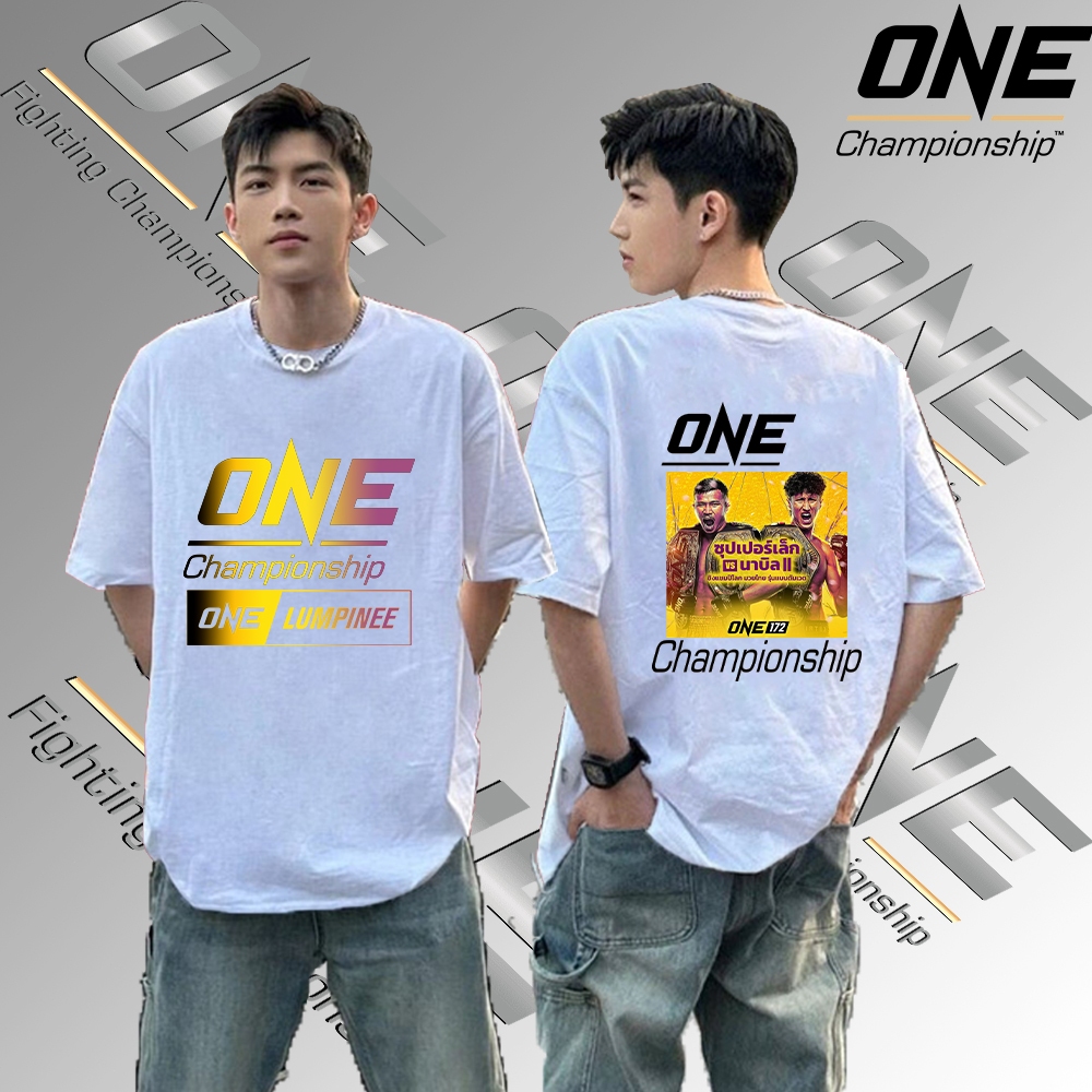 เสื้อ One Championship T-shirt ผ้า Cotton ใส่สบาย ไม่หด ไม่ย้#015