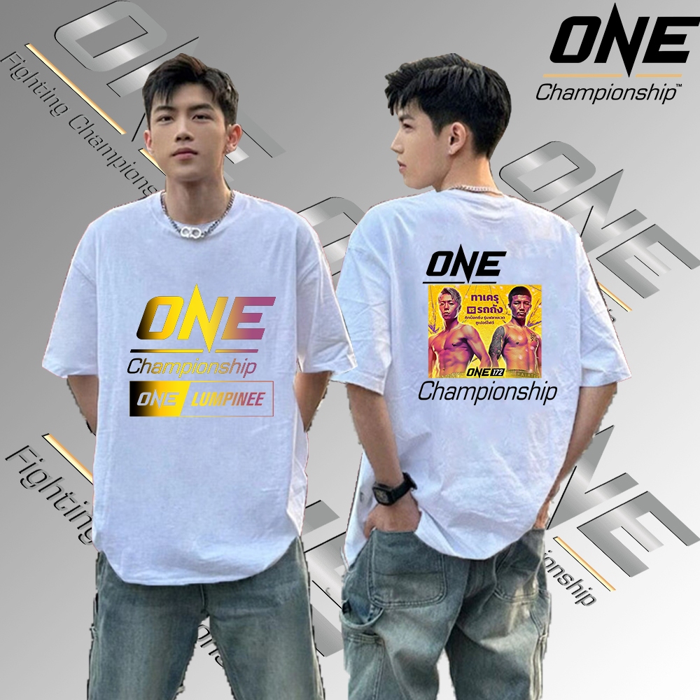 เสื้อ One Championship T-shirt ผ้า Cotton ใส่สบาย ไม่หด ไม่ย้#016
