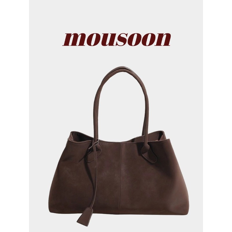 Mousoon Fashion Suede Soft PU Leather Tote Bag Magnetic Snap Closed Design