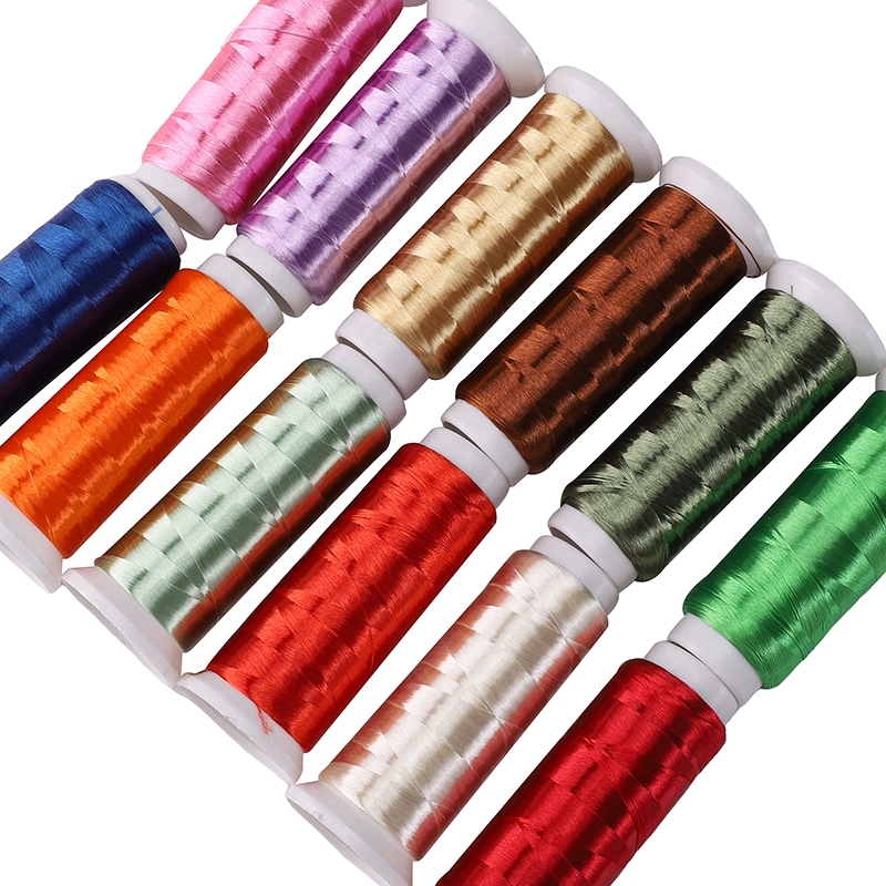 1200เมตร/ม้วนโพลีเอสเตอร์กํามะหยี่ด้ายเย็บปักถักร้อยกํามะหยี่ดอกไม้ทําเองวัสดุแพคเกจที่ทําด้วยมือกิ๊บเข็มกลัดห่อด้าย ราคา ถูกที่สุด ดีลบีเคเค แกลเลอรีภาพที่ 7