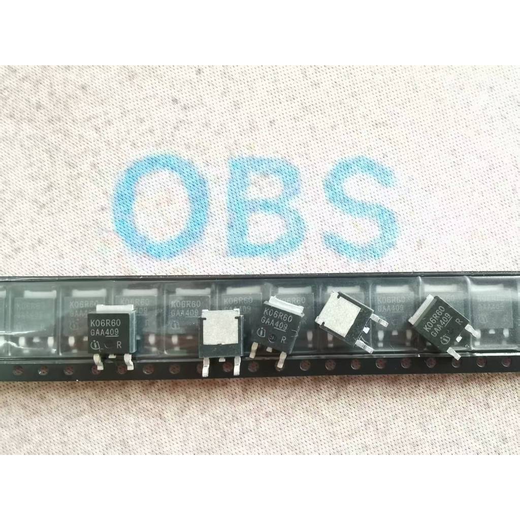 ((10 ชิ้น) K06R60 IKD06N60R TO-252 MOS Field Effect Tube 600V 6A