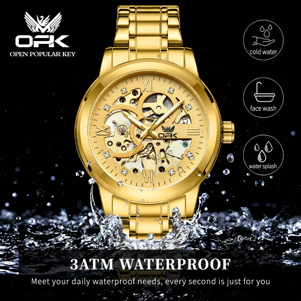 Opk Mens Mechanical Watch 8165