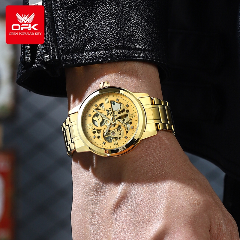 Opk Mens Mechanical Watch 8165