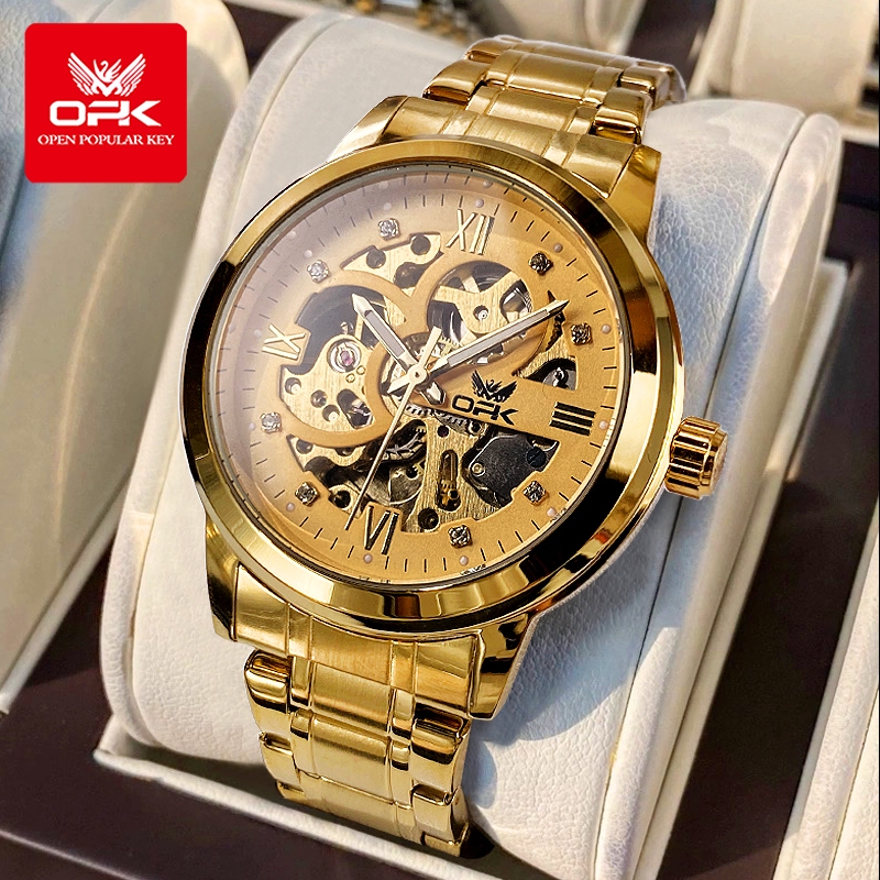 Opk Mens Mechanical Watch 8165
