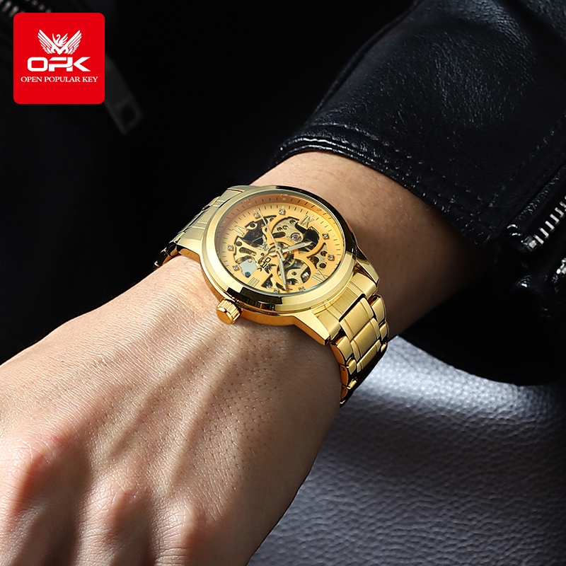 Opk Mens Mechanical Watch 8165
